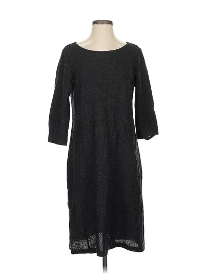 Pre-owned Eileen Fisher Casual Dress In Black