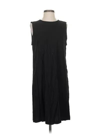 Pre-owned Eileen Fisher Casual Dress In Black