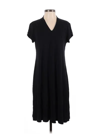 Pre-owned Eileen Fisher Casual Dress In Black