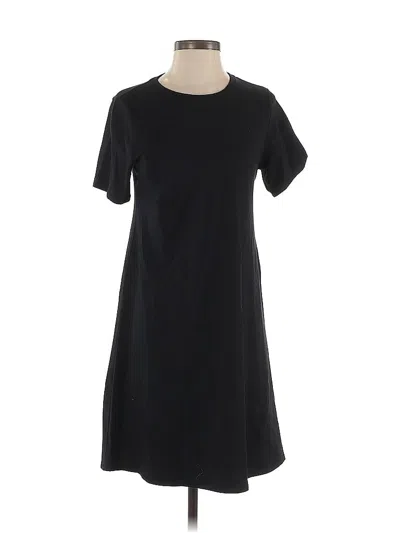 Pre-owned Eileen Fisher Casual Dress In Black