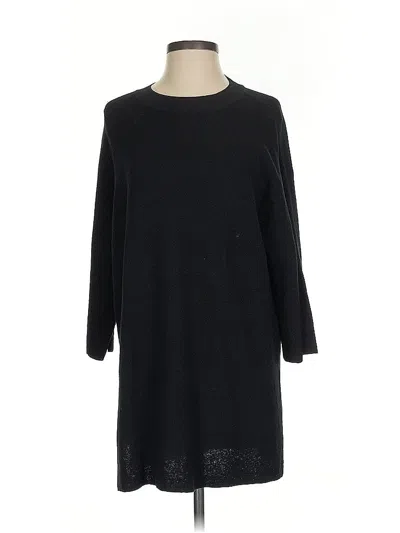 Pre-owned Eileen Fisher Casual Dress In Black