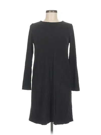 Pre-owned Eileen Fisher Casual Dress In Black