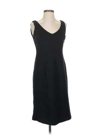Pre-owned Eileen Fisher Casual Dress In Black