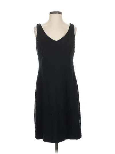 Pre-owned Eileen Fisher Casual Dress In Black