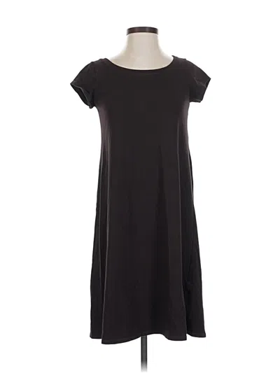 Pre-owned Eileen Fisher Casual Dress In Black