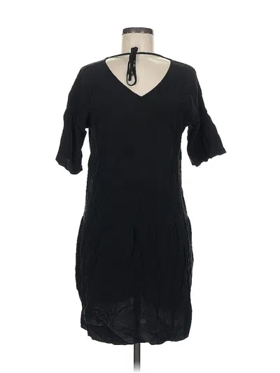 Pre-owned Eileen Fisher Casual Dress In Black