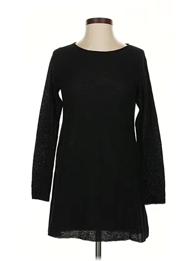 Pre-owned Eileen Fisher Casual Dress In Black