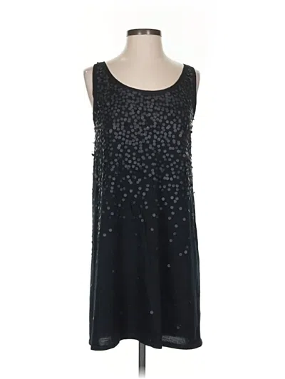 Pre-owned Eileen Fisher Casual Dress In Black