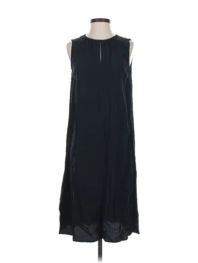 Pre-owned Eileen Fisher Casual Dress In Black