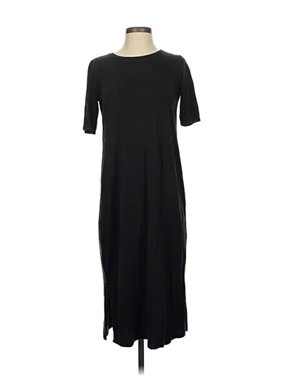 Pre-owned Eileen Fisher Casual Dress In Black