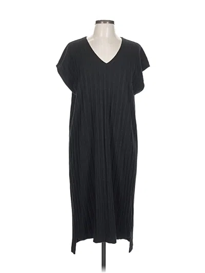 Pre-owned Eileen Fisher Casual Dress In Black