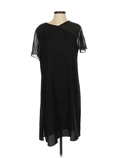 Pre-owned Eileen Fisher Casual Dress In Black