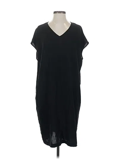 Pre-owned Eileen Fisher Casual Dress In Black