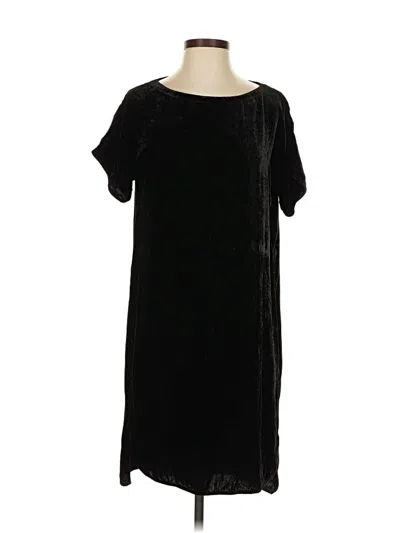 Pre-owned Eileen Fisher Casual Dress In Black
