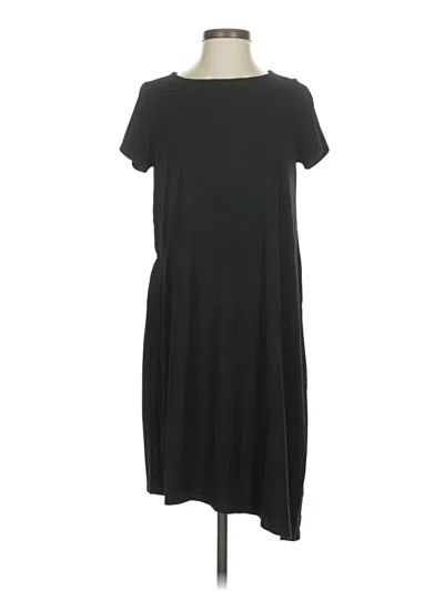 Pre-owned Eileen Fisher Casual Dress In Black