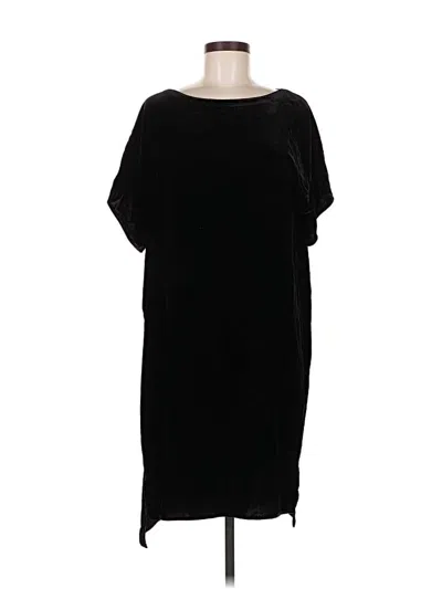 Pre-owned Eileen Fisher Casual Dress In Black