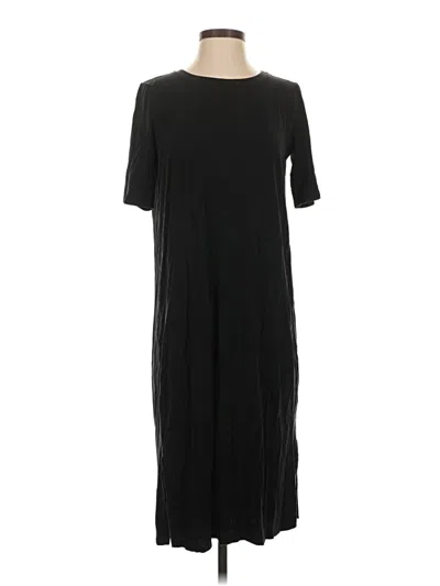Pre-owned Eileen Fisher Casual Dress In Black