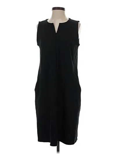 Pre-owned Eileen Fisher Casual Dress In Black
