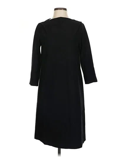 Pre-owned Eileen Fisher Casual Dress In Black