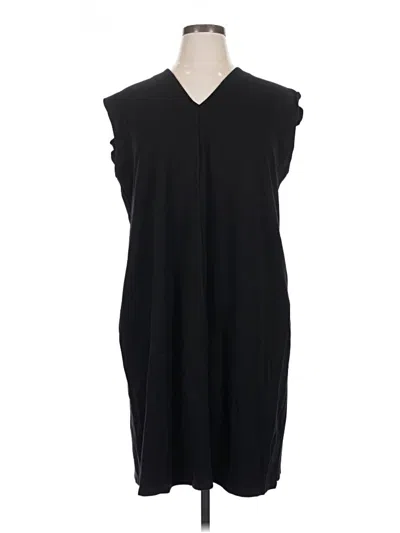 Pre-owned Eileen Fisher Casual Dress In Black