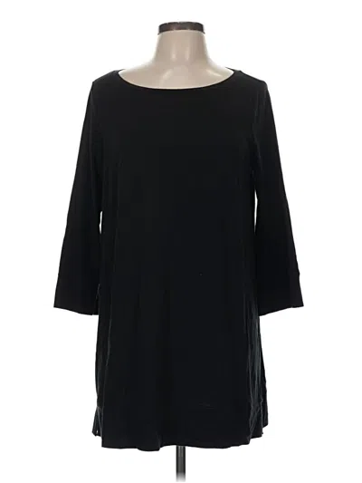 Pre-owned Eileen Fisher Casual Dress In Black