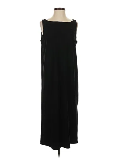 Pre-owned Eileen Fisher Casual Dress In Black