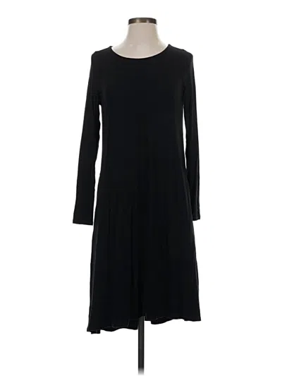 Pre-owned Eileen Fisher Casual Dress In Black