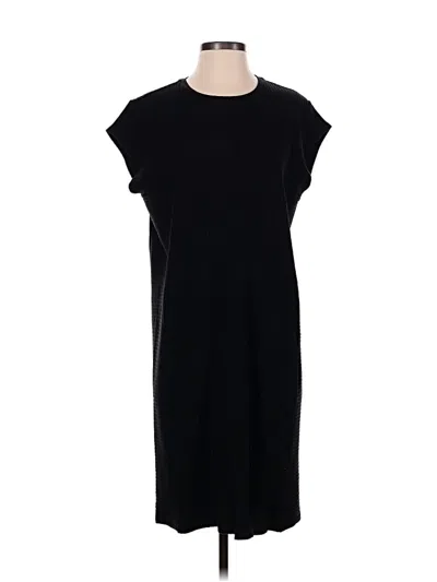Pre-owned Eileen Fisher Casual Dress In Black