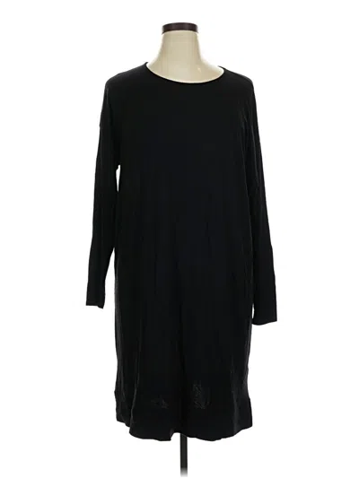 Pre-owned Eileen Fisher Casual Dress In Black