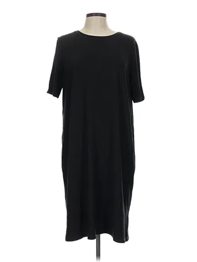 Pre-owned Eileen Fisher Casual Dress In Black