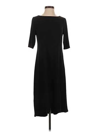 Pre-owned Eileen Fisher Casual Dress In Black