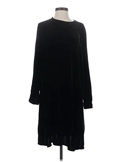 Pre-owned Eileen Fisher Casual Dress In Black