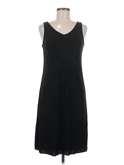 Pre-owned Eileen Fisher Casual Dress In Black