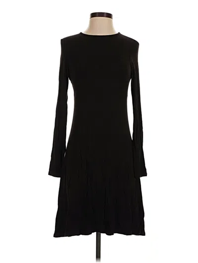 Pre-owned Eileen Fisher Casual Dress In Black