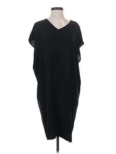 Pre-owned Eileen Fisher Casual Dress In Black