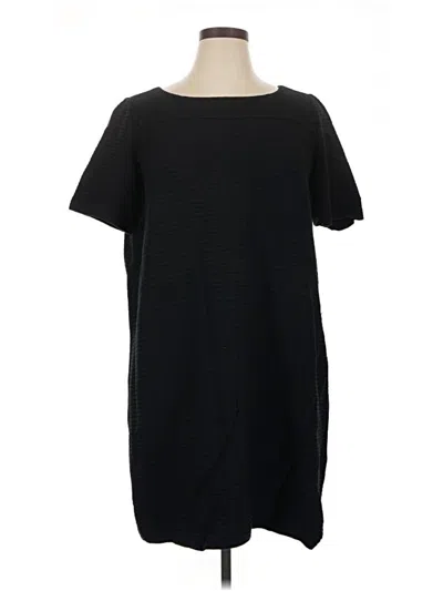 Pre-owned Eileen Fisher Casual Dress In Black