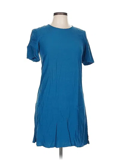 Pre-owned Eileen Fisher Casual Dress In Blue