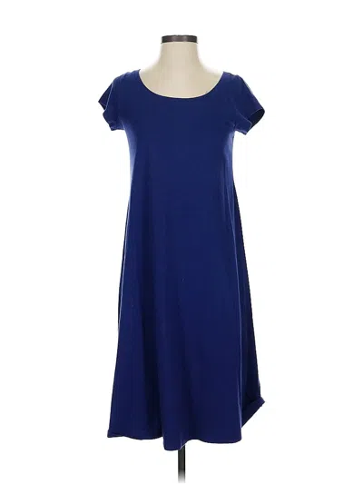 Pre-owned Eileen Fisher Casual Dress In Blue