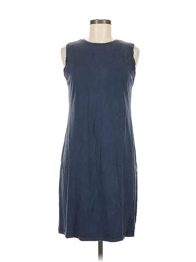 Pre-owned Eileen Fisher Casual Dress In Blue