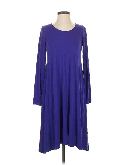 Pre-owned Eileen Fisher Casual Dress In Blue