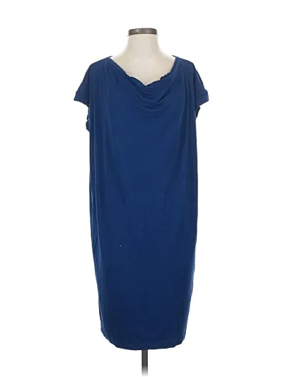 Pre-owned Eileen Fisher Casual Dress In Blue