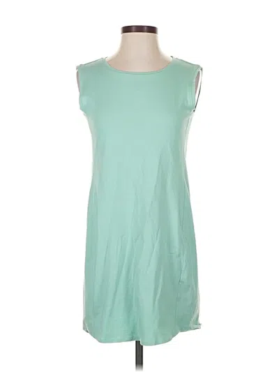 Pre-owned Eileen Fisher Casual Dress In Blue