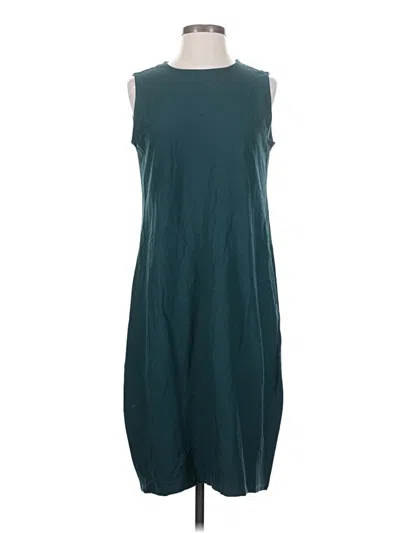 Pre-owned Eileen Fisher Casual Dress In Blue