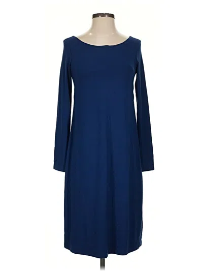 Pre-owned Eileen Fisher Casual Dress In Blue