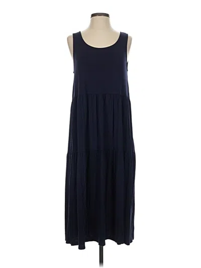 Pre-owned Eileen Fisher Casual Dress In Blue