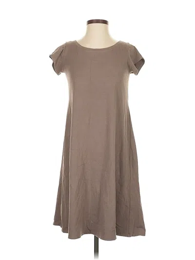 Pre-owned Eileen Fisher Casual Dress In Brown