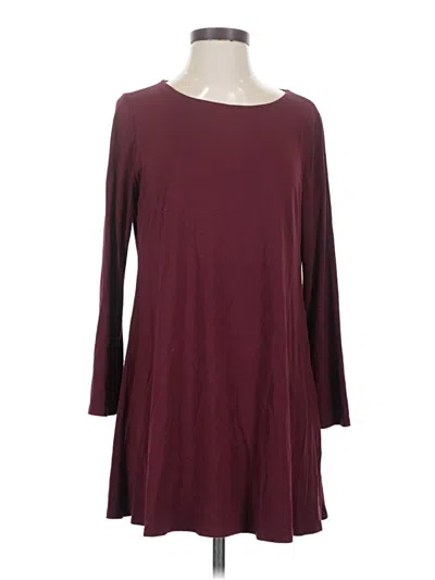 Pre-owned Eileen Fisher Casual Dress In Burgundy