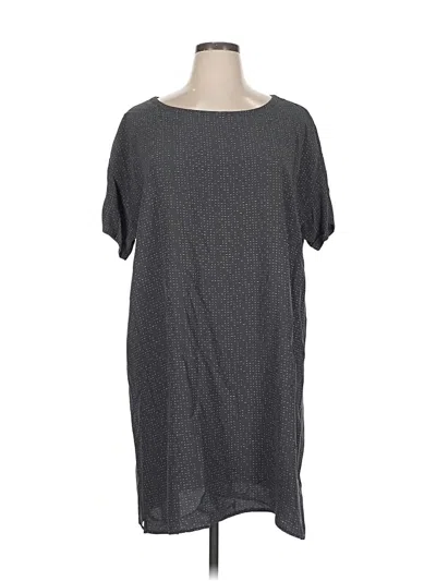 Pre-owned Eileen Fisher Casual Dress In Gray