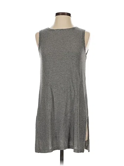 Pre-owned Eileen Fisher Casual Dress In Gray