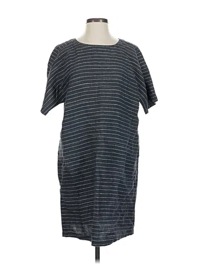 Pre-owned Eileen Fisher Casual Dress In Gray